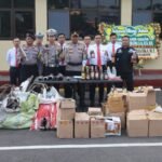 Polres Cianjur Menggelar Konferensi Pers Hasil KRYD Dalam Kurun Waktu Satu Minggu Terakhir