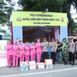 Kapolres Sukabumi Tinjau Langsung Kesiapan Pos PAM Dalam Rangka Nataru Tahun 2025