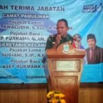 Danramil 1122/Pakenjeng Hadiri Sertijab Camat dan Sekmat Pamulihan, Tekankan Sinergitas Forkopimcam