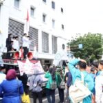 BEM PTNU Gelar Aksi Moral di Depan KPI : Bela Marwah Kiai dan Pesantren