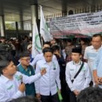 BEM PTNU SE-NUSANTARA Menggelar Aksi Lanjutan, Geruduk Kantor Trans 7