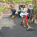 Akses Warga Makin Lancar, TMMD Ke-127 Hotmix Jalan 300 Meter di Parakanlima