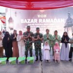 Danrem 062/Tn Resmi Buka Bazar Ramadhan TNI, Bantu Warga Penuhi Kebutuhan Jelang Lebaran