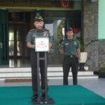 Danrem 062/Tn Pimpin Acara Laporan Korp Kenaikan Pangkat Anggota Makorem 062/Tn Periode 1 April 2026