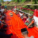 Jembatan Armco Tanggulun Rampung, Warga Rayakan Syukuran Penuh Harapan