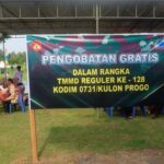 Pengobatan Gratis TMMD Reguler Ke-128 Kabupaten Kulon Progo