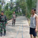 Wadan Satgas TMMD Reguler Pengecekan Rabat Beton Jalan