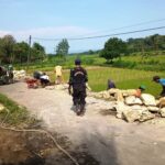 Talud Jalan Guna Pengamanan Jalan dan Persawahan