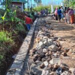 Bangun TPT dan Drainase Sepanjang 100 Meter, Kodim 0611/Garut Perkuat Infrastruktur Jalan di TMMD ke-128