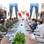 Presiden Prabowo Subianto Menerima Kunjungan Panglima TNI Agus Subiyanto