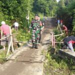 Jembatan Leles Segera Dibangun, Babinsa Koramil 0607-09/Cisaat Kawal Aspirasi Warga Hingga Terealisasi