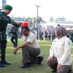 Upacara Kenaikan Pangkat PNS di Kodim 0607, Dandim: Jabatan Baru Harus Diiringi Tanggung Jawab Lebih Besar